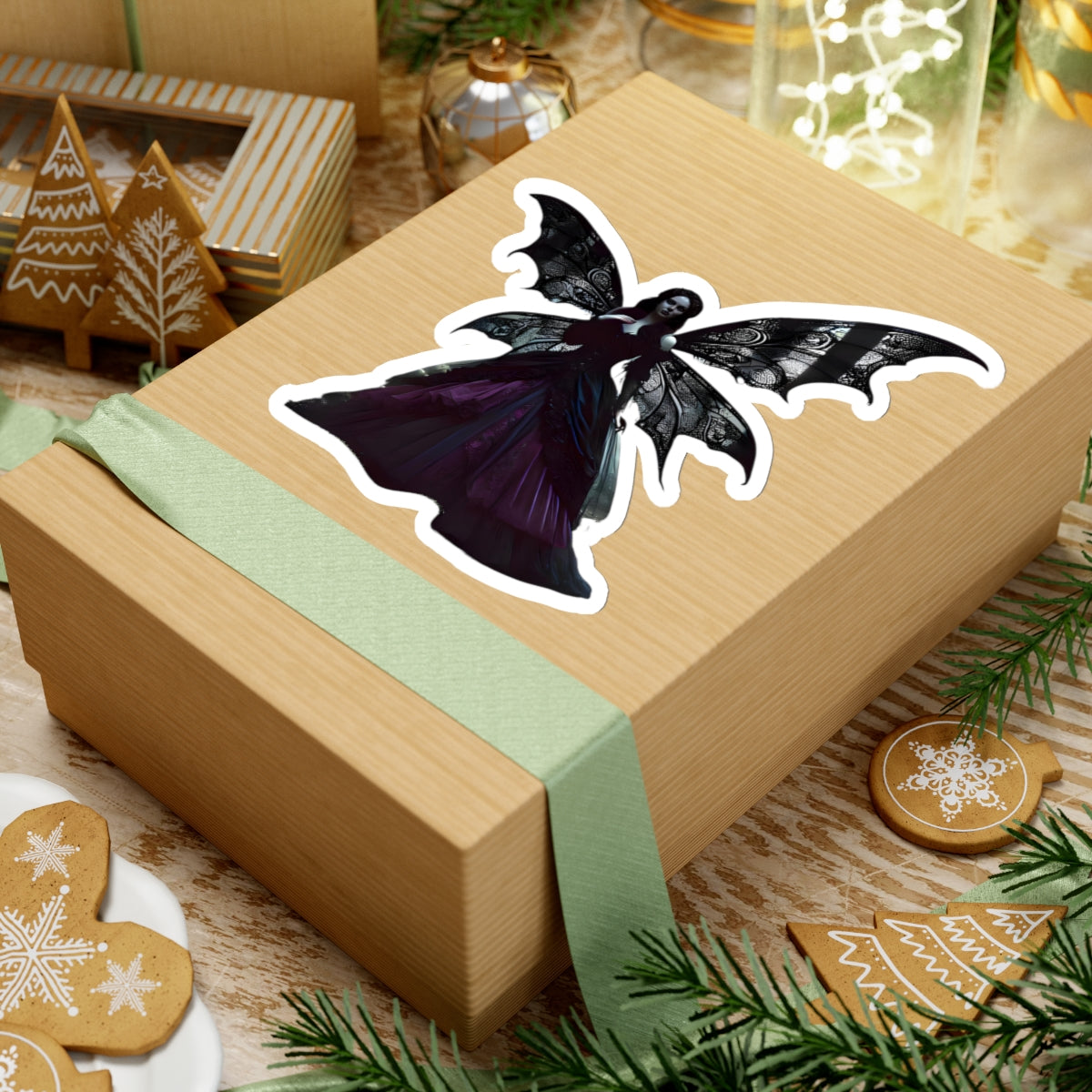 Kiss-Cut Stickers – Gothic Fairy Design