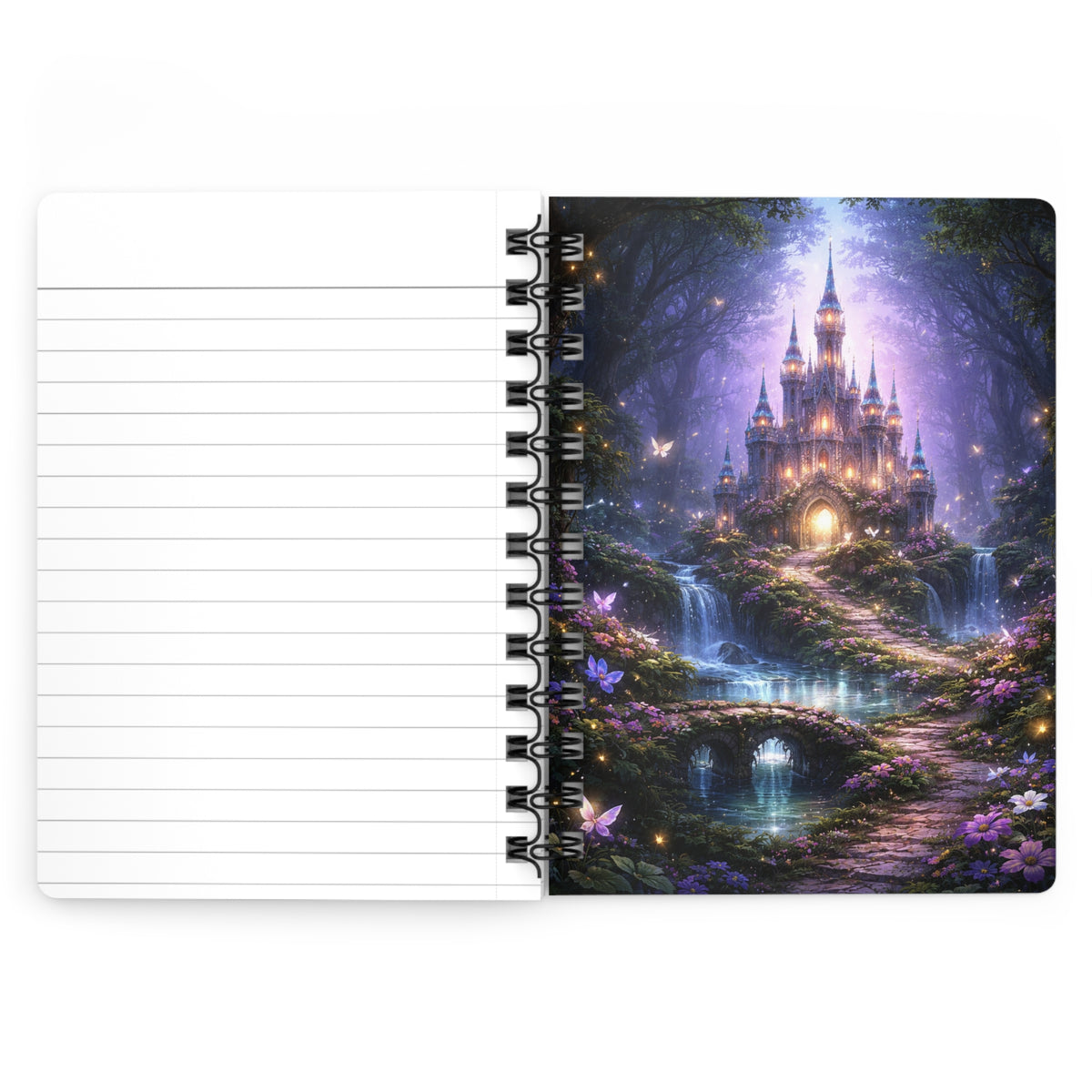 Enchanted Fairy Castle Spiral Bound Journal