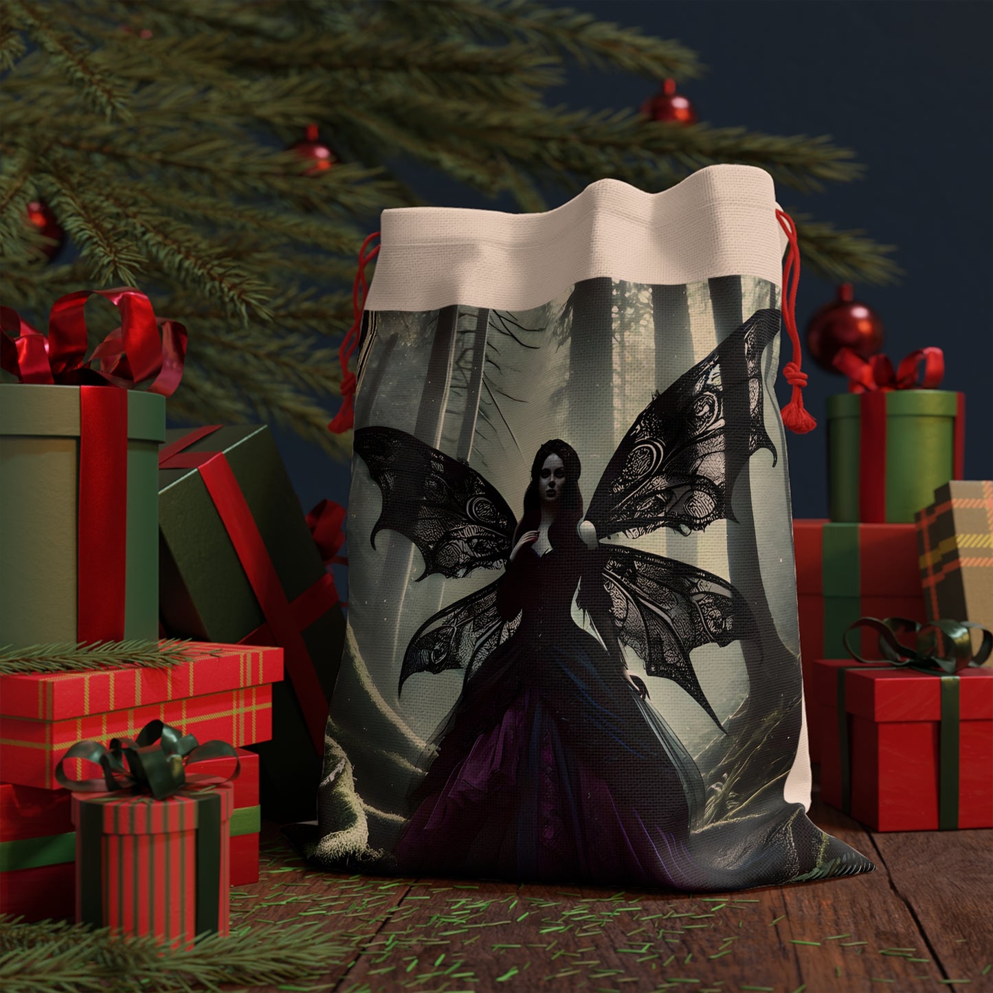 Gift Bag – Gothic Fairy in the Woods Design