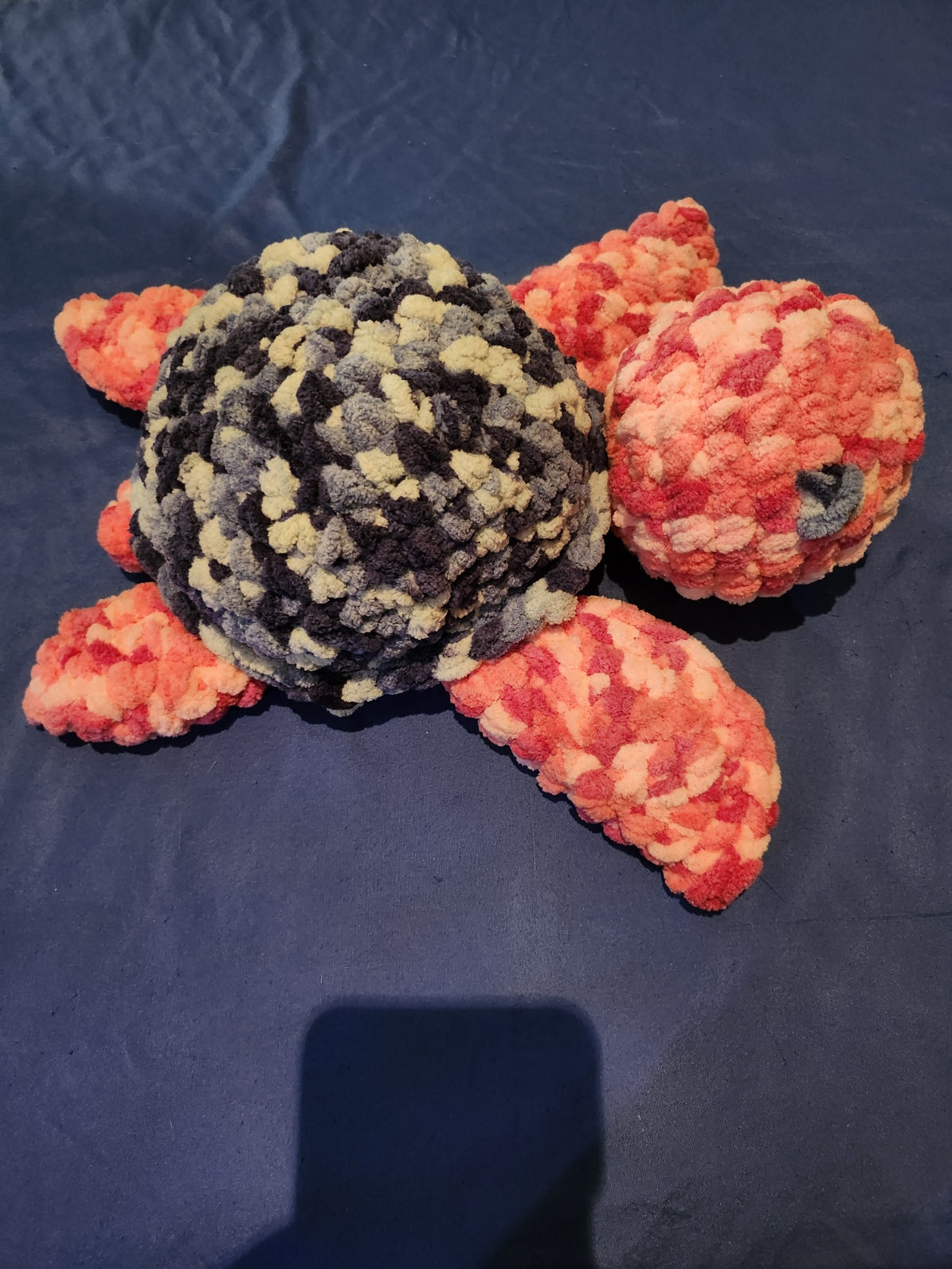 Large Crochet Turtle
