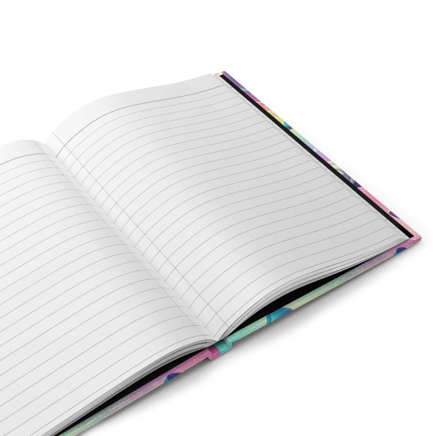 Rainbow Smiles Cupcake Hardcover Journal