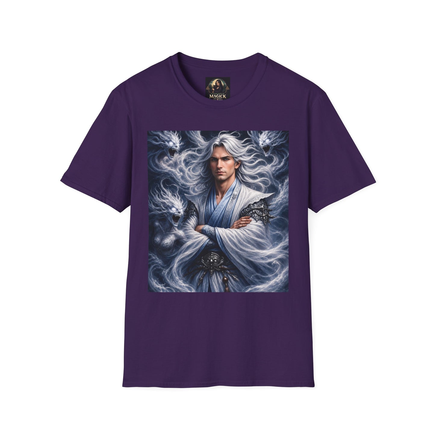 Air God Surrounded by Spirit Demons Unisex Softstyle T-Shirt