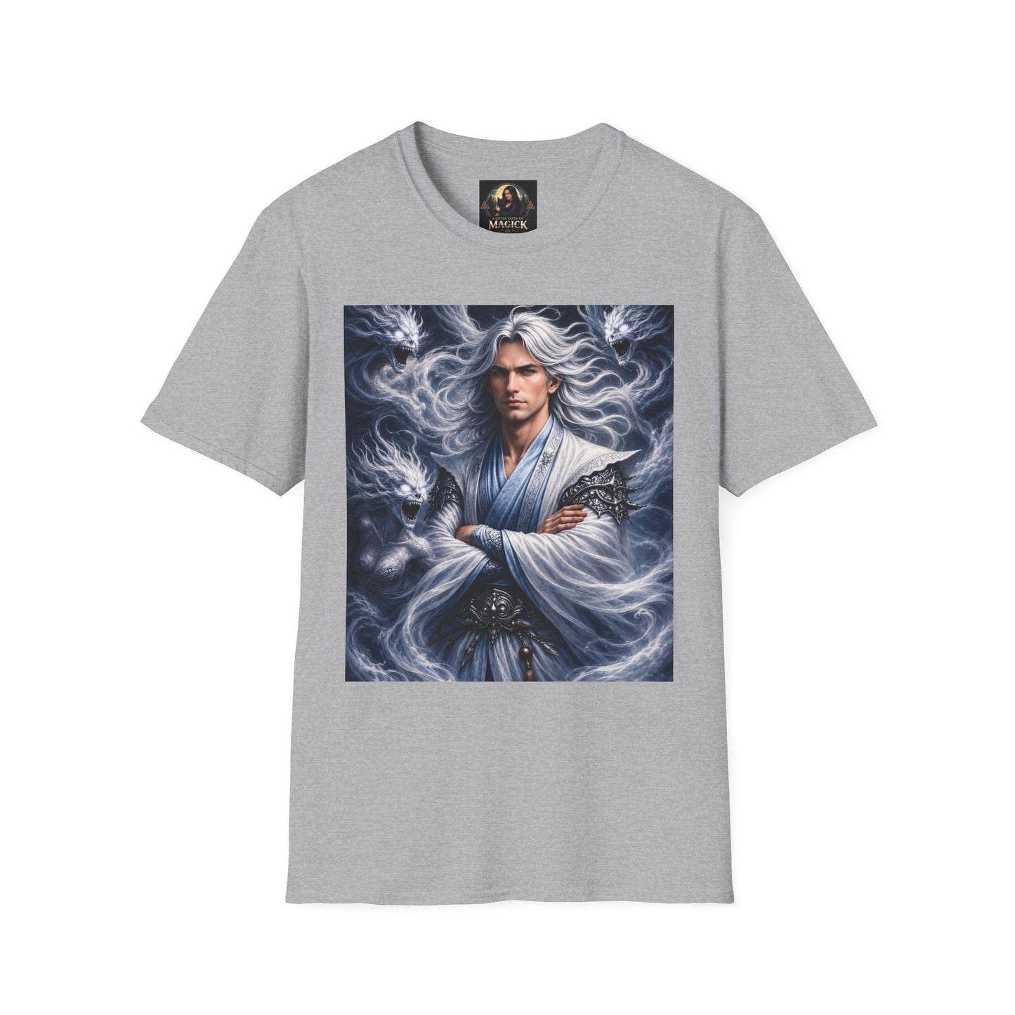 Air God Surrounded by Spirit Demons Unisex Softstyle T-Shirt