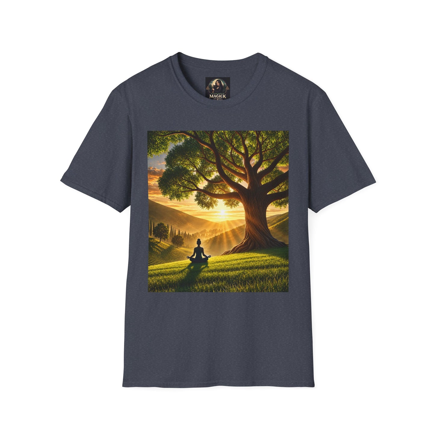 Tree of Serenity "Rooted in Peace" Unisex Softstyle T-Shirt