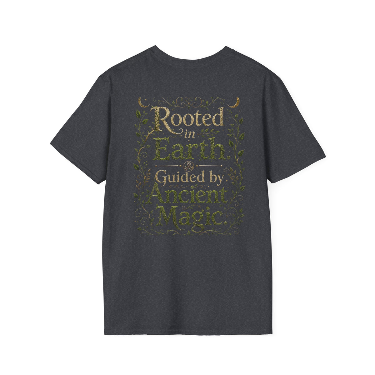 Rooted in Earth, Guided by Ancient Magic Unisex Softstyle T-Shirt