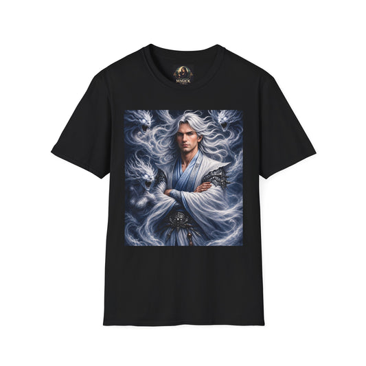 Air God Surrounded by Spirit Demons Unisex Softstyle T-Shirt