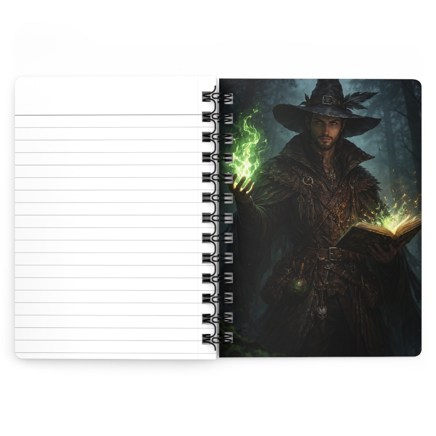 Mystic Warlock Spiral Journal