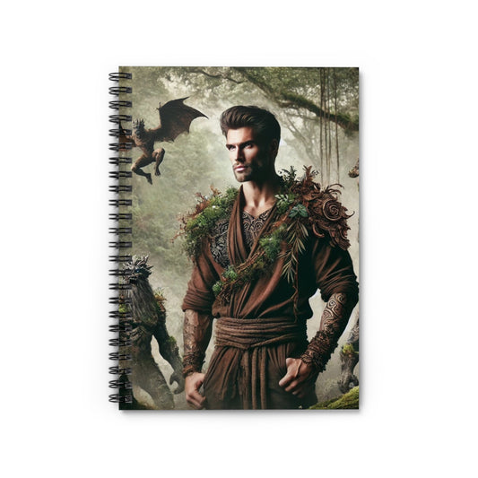 Earth God & Demons Spiral Notebook — Ruled Journal for Mythology Fans