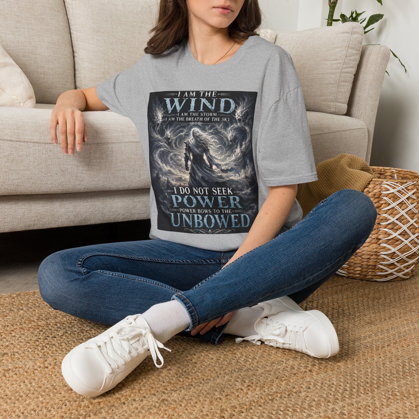 Fantasy Air God Warrior Graphic Tee