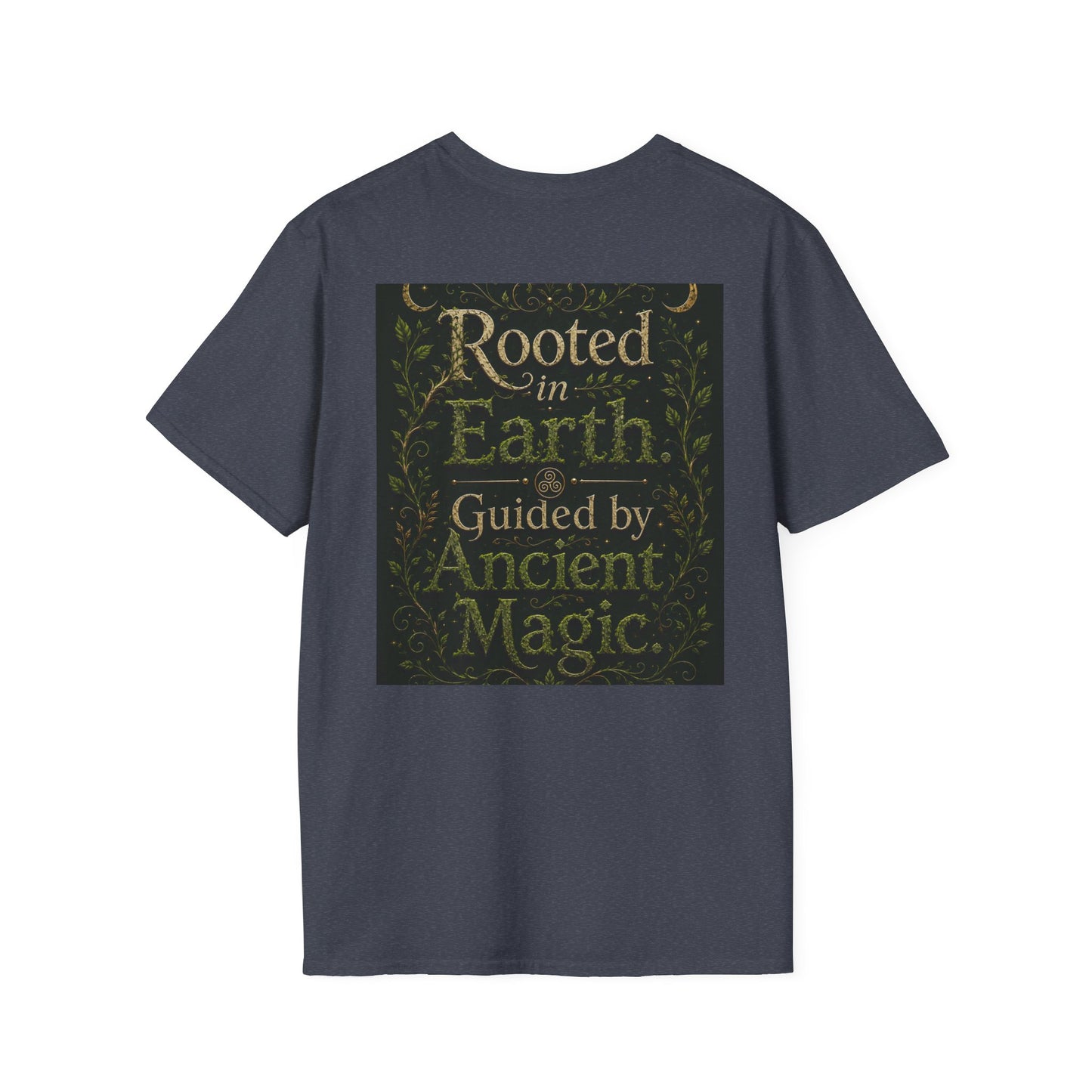 Rooted in Earth, Guided by Ancient Magic Unisex Softstyle T-Shirt