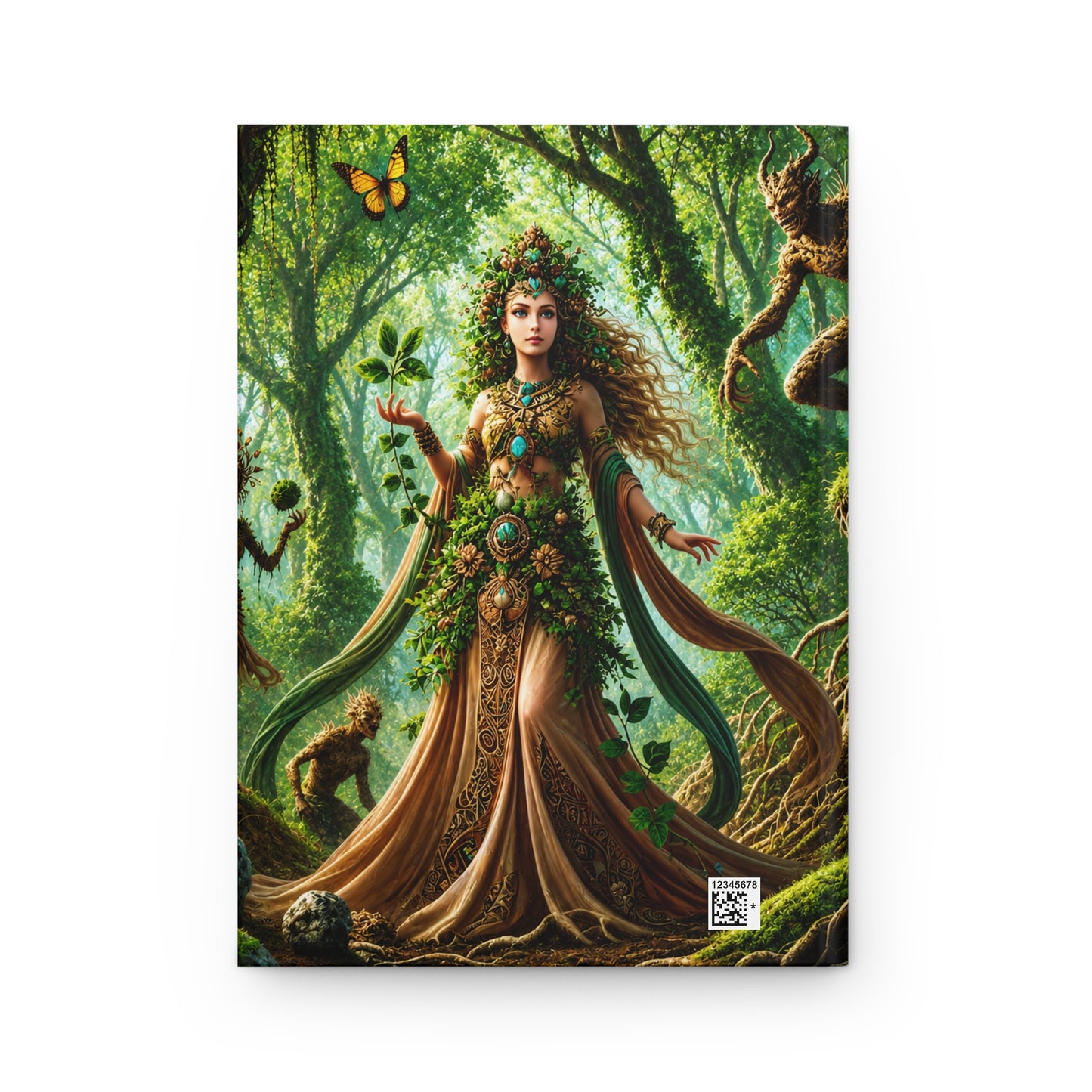 Earth Goddess: Guardian of the Enchanted Forest Hardcover Journal