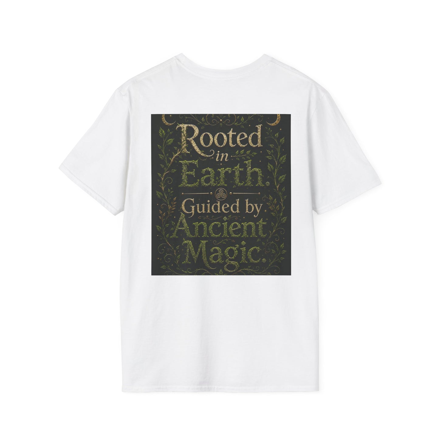 Rooted in Earth, Guided by Ancient Magic Unisex Softstyle T-Shirt
