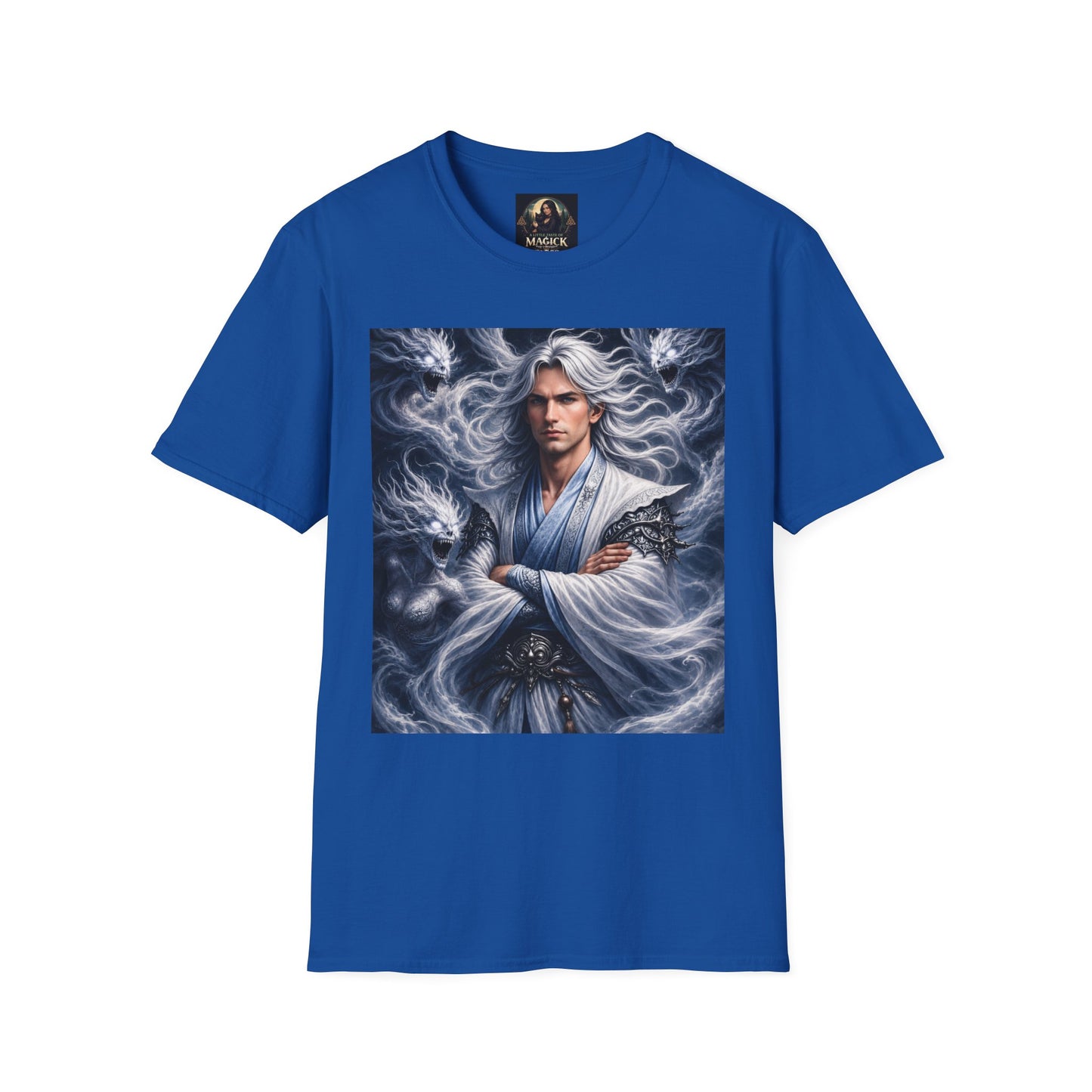 Air God Surrounded by Spirit Demons Unisex Softstyle T-Shirt