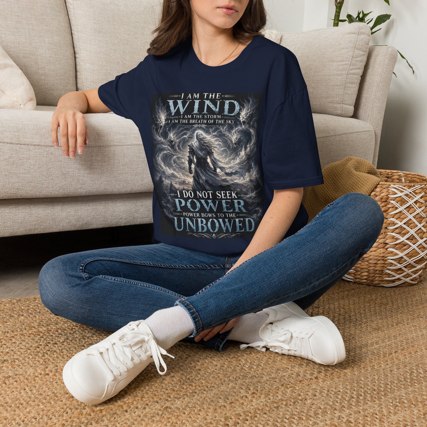 Fantasy Air God Warrior Graphic Tee