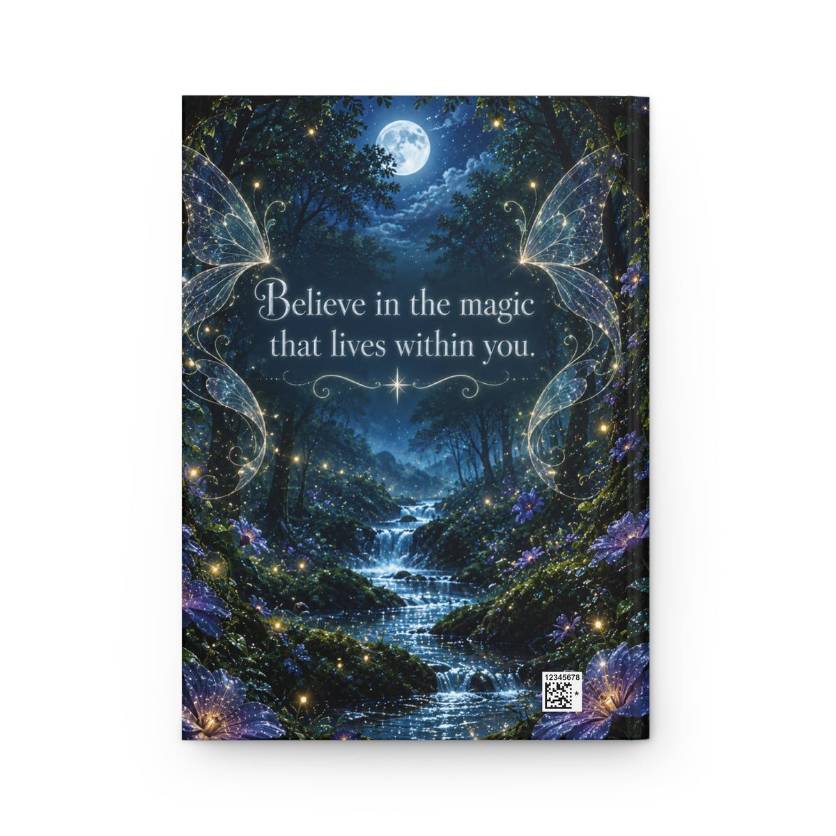 Enchanted Moonlight Fairy – Matte Hardcover Lined Journal