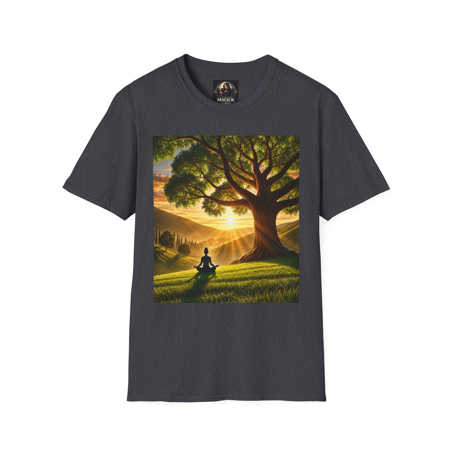 Tree of Serenity "Rooted in Peace" Unisex Softstyle T-Shirt