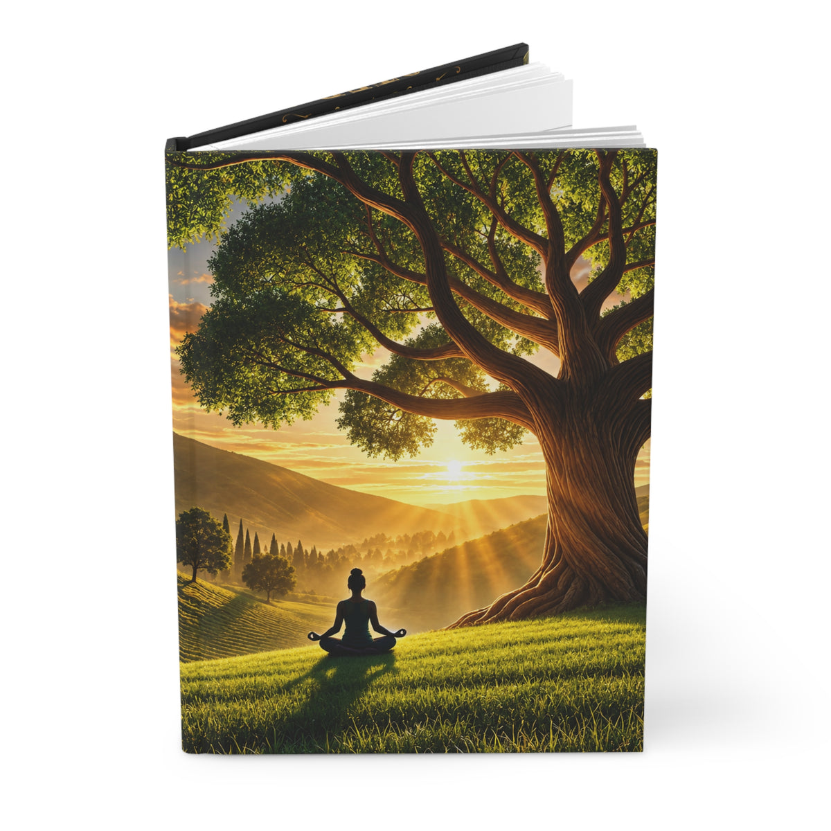 Tree of Serenity Meditation Hardcover Journal