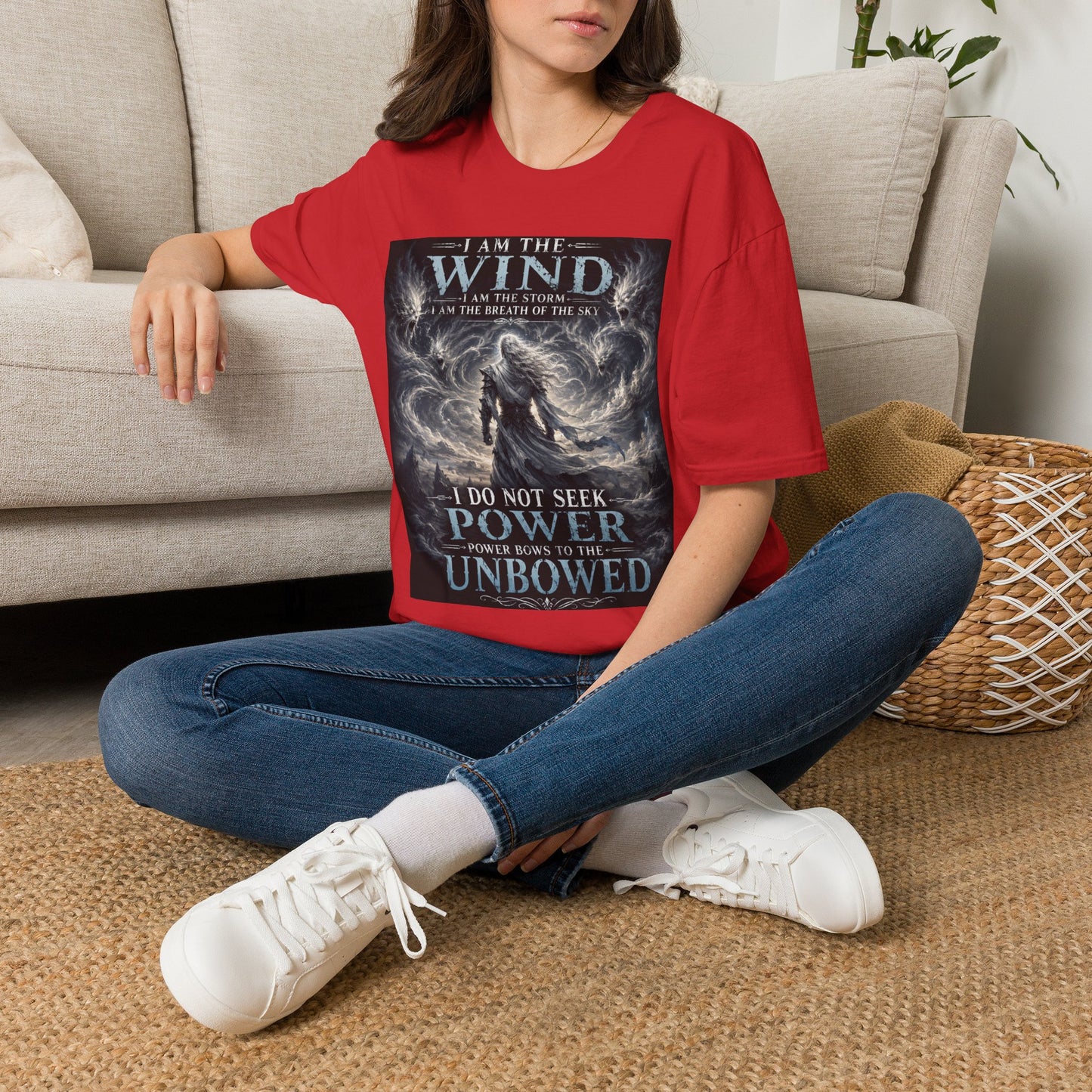 Fantasy Air God Warrior Graphic Tee