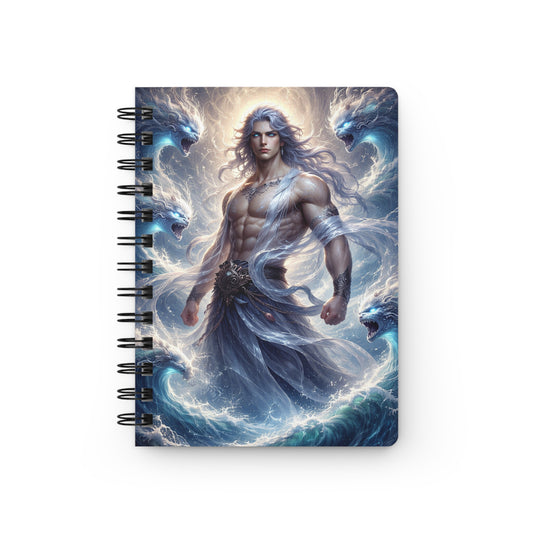Ocean God Spiral Bound Journal