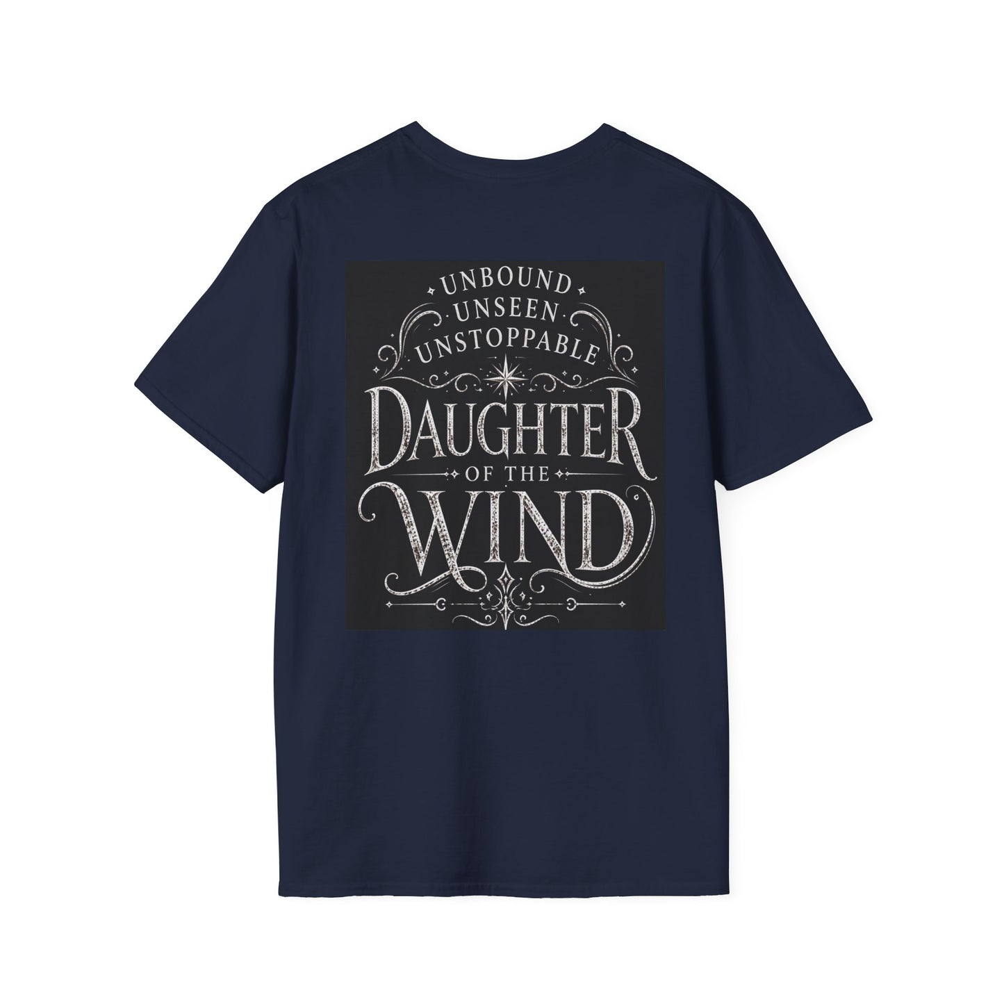Air Goddess Surrounded by Celestial Wind Spirits Unisex Softstyle T-Shirt