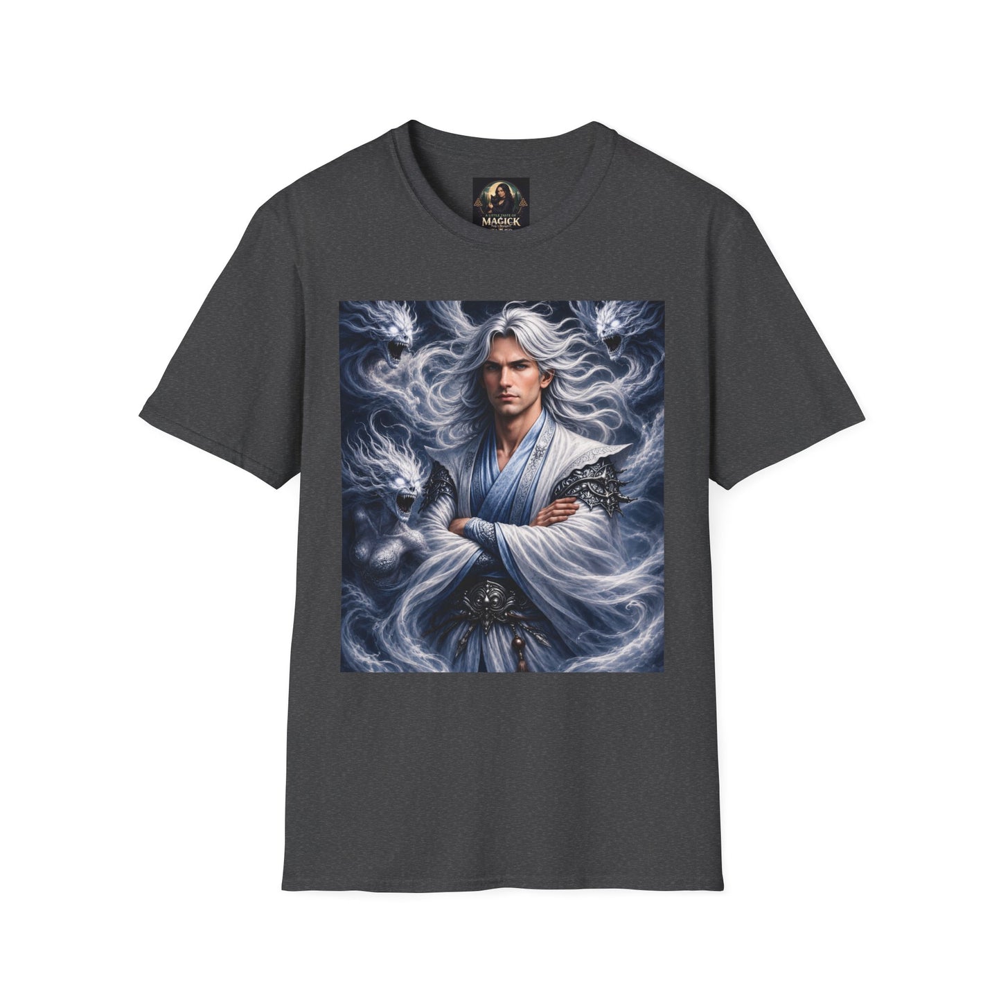Air God Surrounded by Spirit Demons Unisex Softstyle T-Shirt