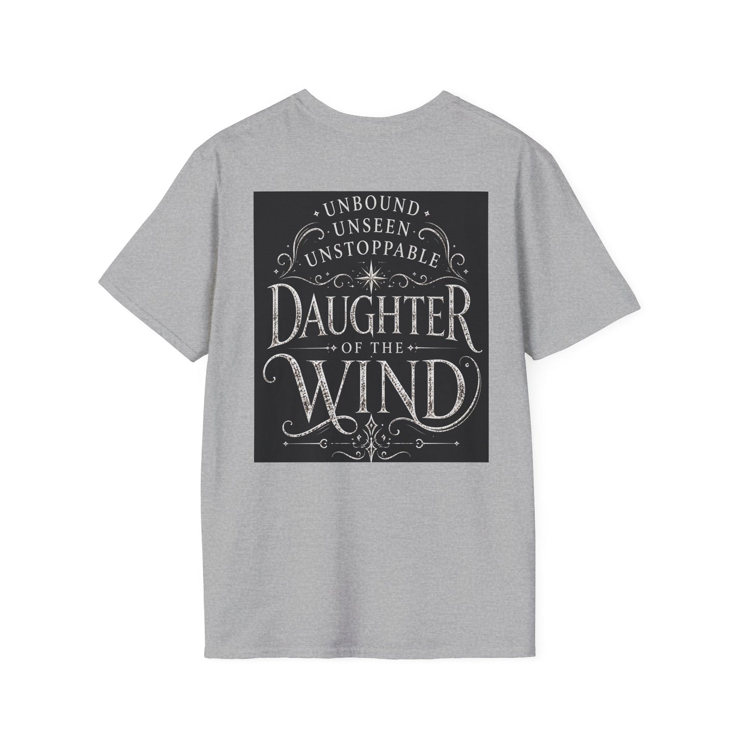 Daughter of the Wind – Celestial Air Goddess Fantasy Unisex Softstyle T-Shirt