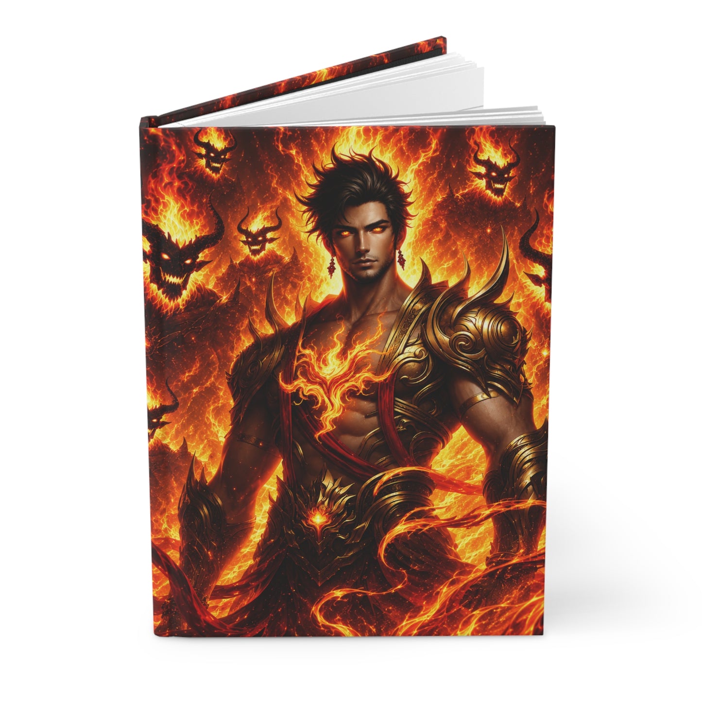 Fire God: Guardian of the Eternal Inferno Hardcover Journal