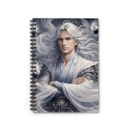 Air God & Air Demons Spiral Notebook — Ruled Journal for Mythic, Fantasy Art Lovers
