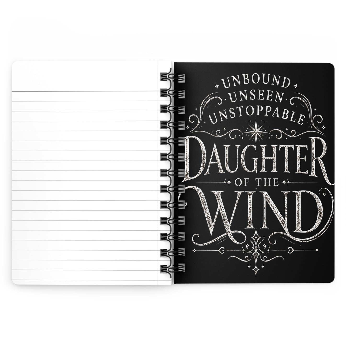 Daughter of the Wind – Celestial Air Goddess Fantasy Spiral Bound Journal