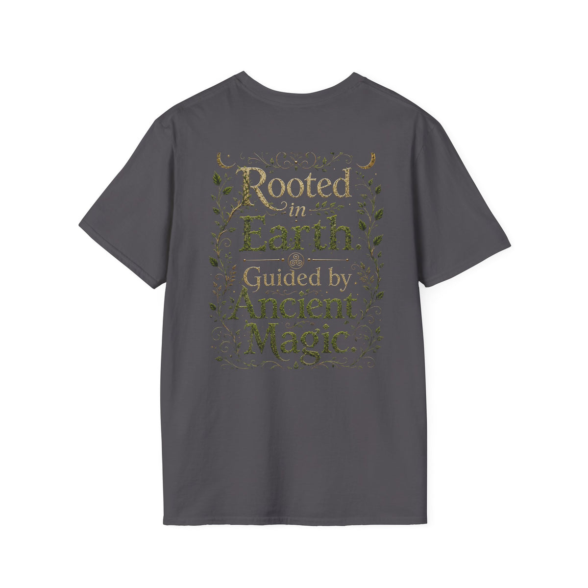 Rooted in Earth, Guided by Ancient Magic Unisex Softstyle T-Shirt