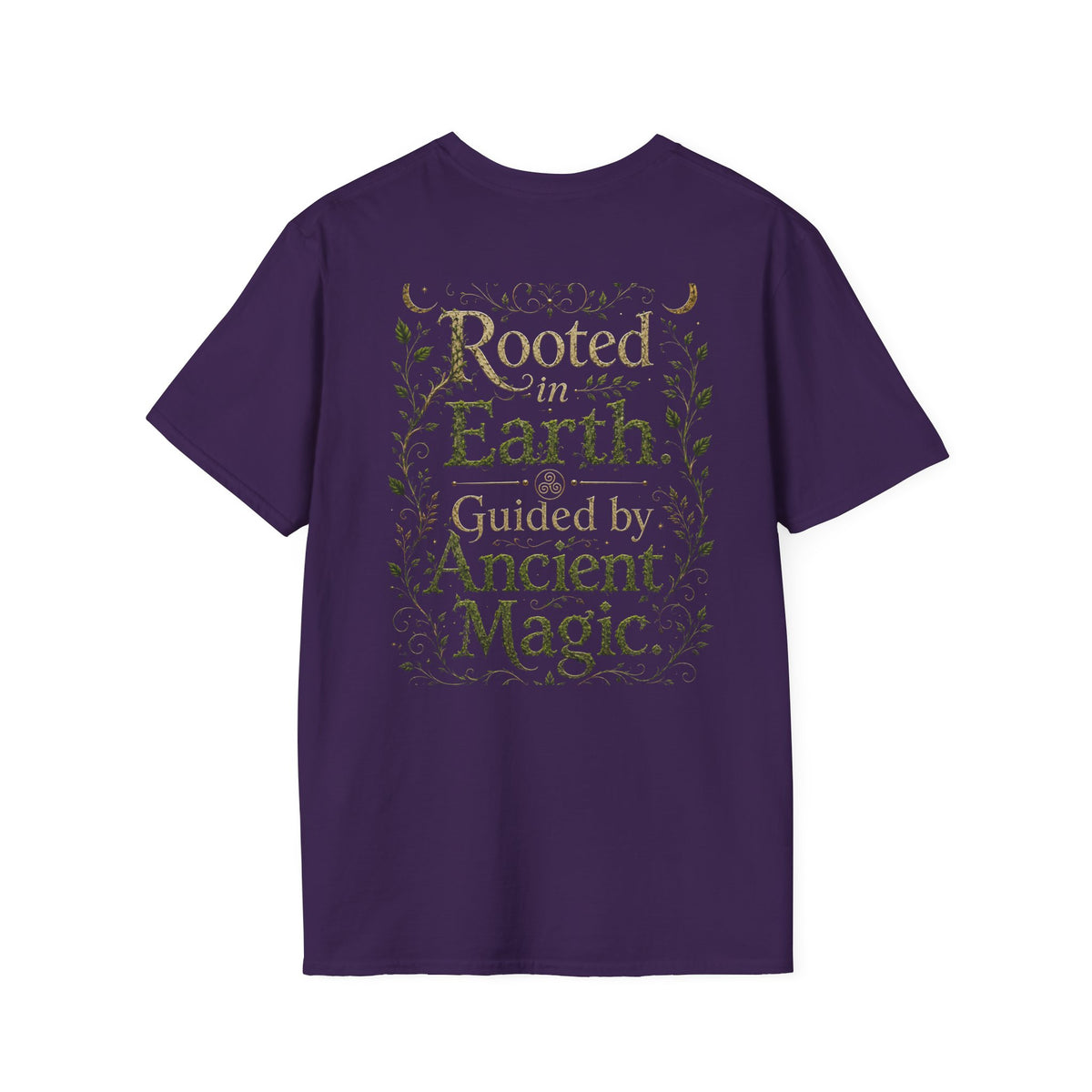 Rooted in Earth, Guided by Ancient Magic Unisex Softstyle T-Shirt