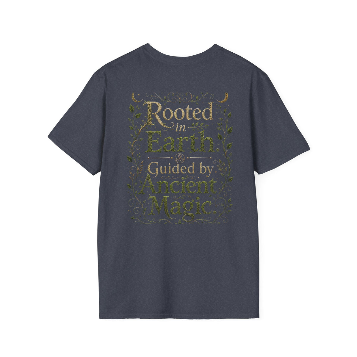 Rooted in Earth, Guided by Ancient Magic Unisex Softstyle T-Shirt