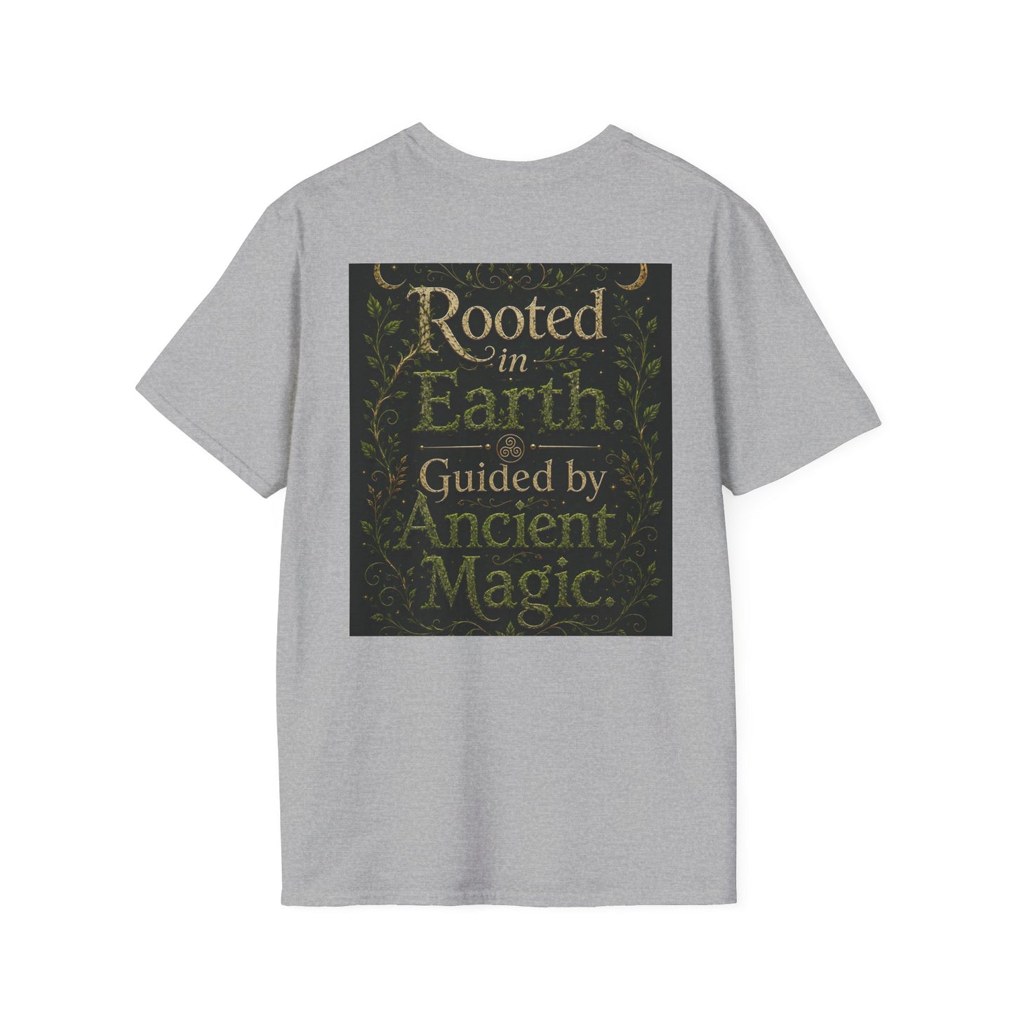 Rooted in Earth, Guided by Ancient Magic Unisex Softstyle T-Shirt