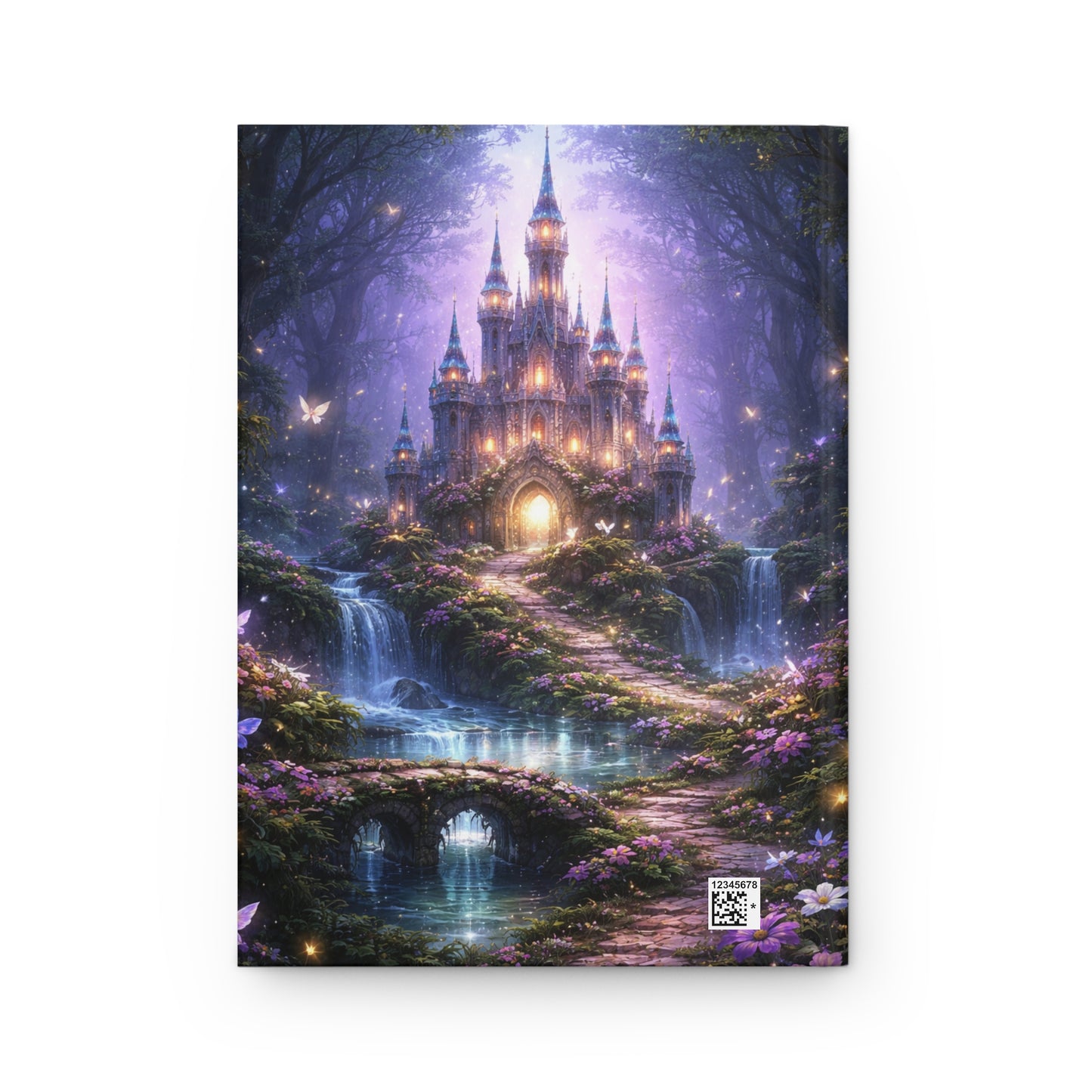 Enchanted Fairy Castle Journal – Magical Forest Hardcover Notebook, Fantasy Writing Journal