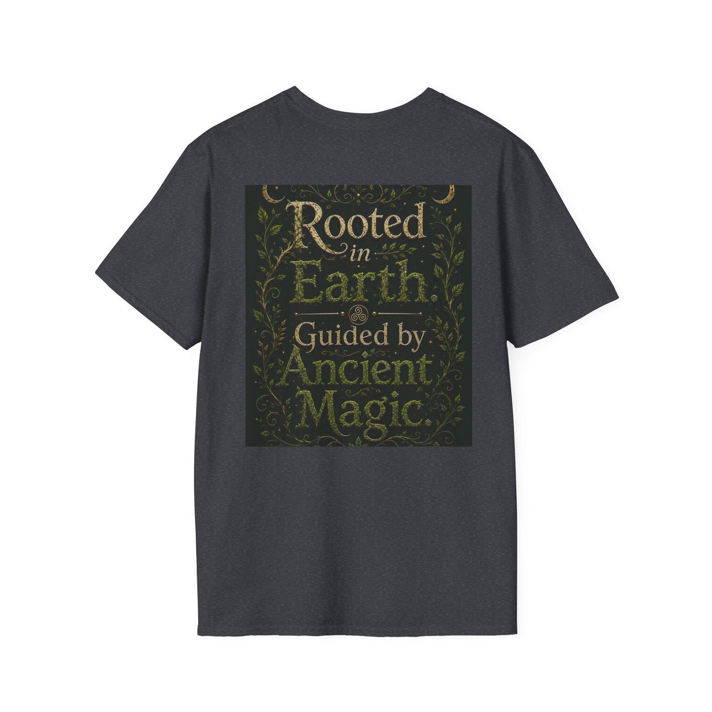 Rooted in Earth, Guided by Ancient Magic Unisex Softstyle T-Shirt