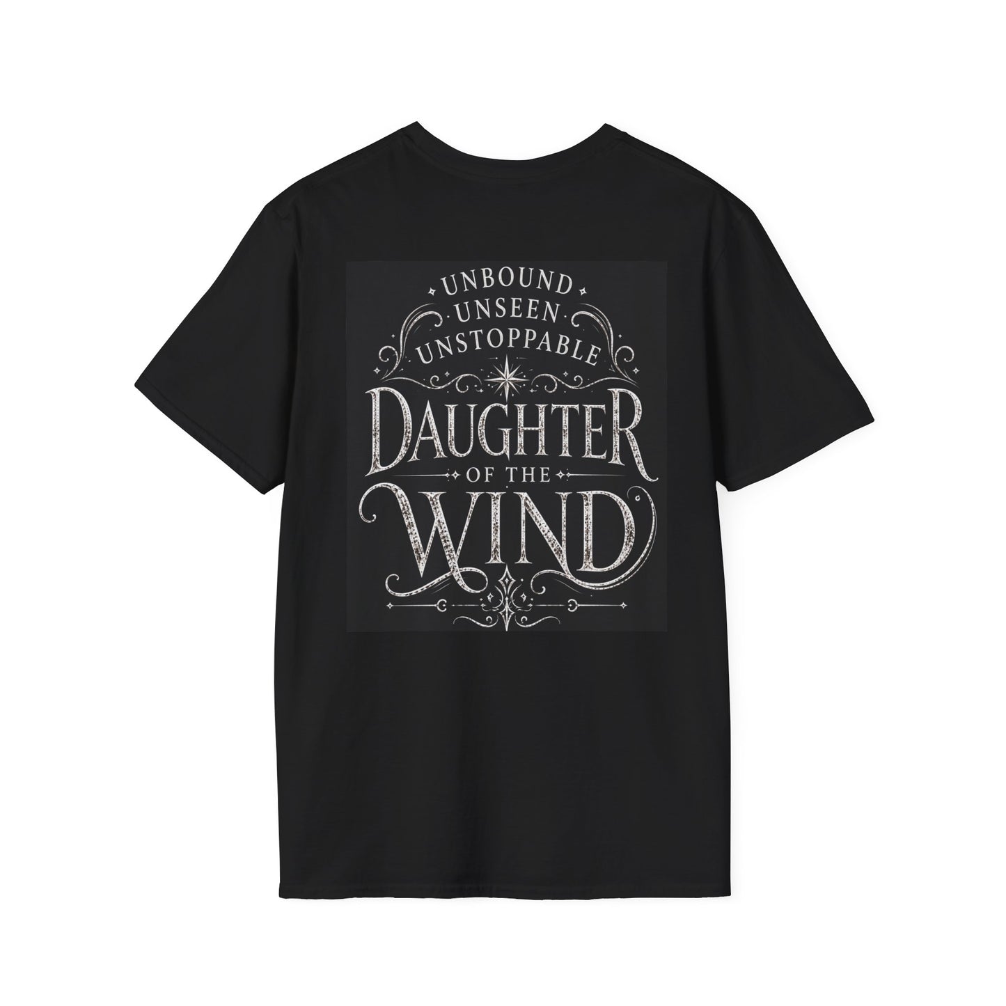 Daughter of the Wind – Celestial Air Goddess Fantasy Unisex Softstyle T-Shirt