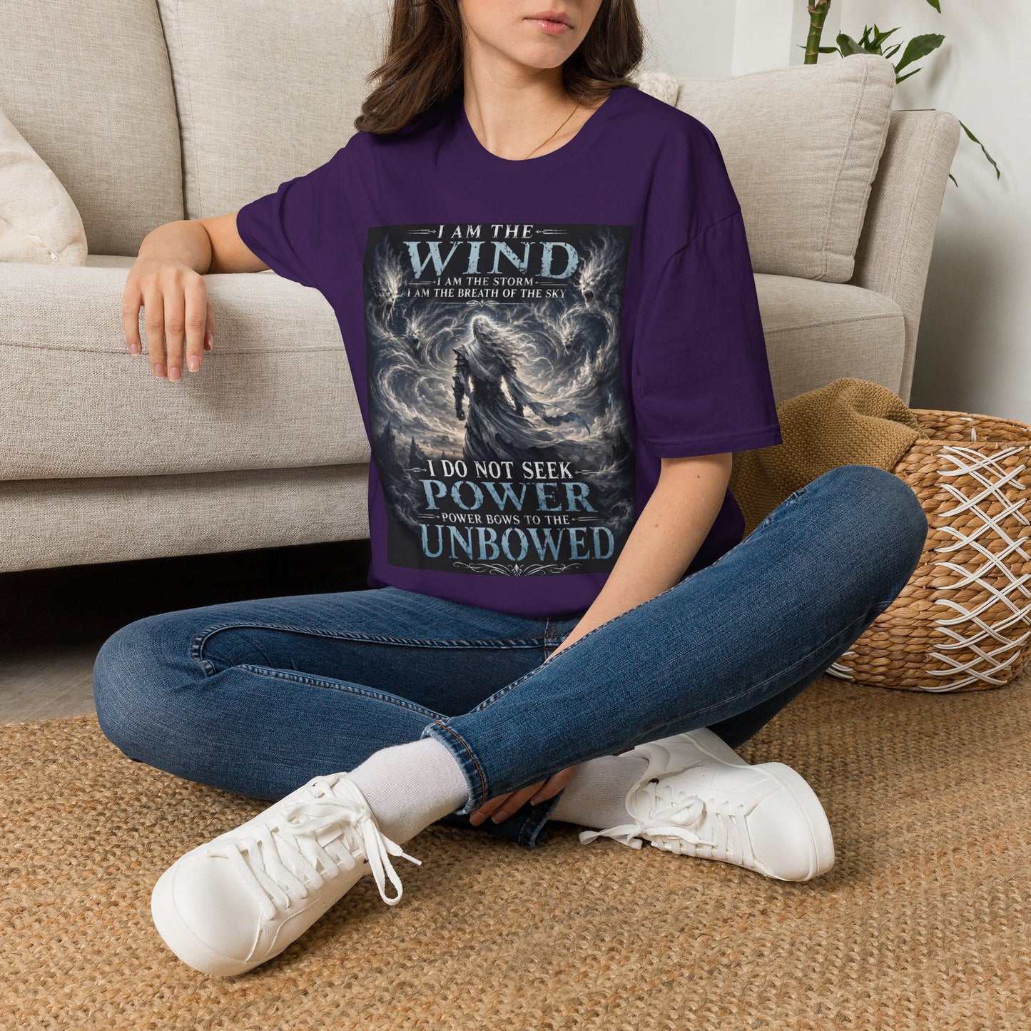 Fantasy Air God Warrior Graphic Tee