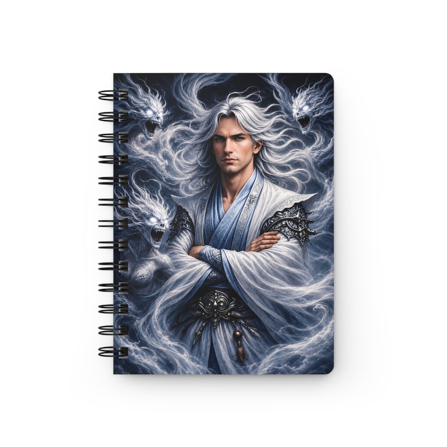 Air God Surrounded by Spirit Demons Spiral Bound Journal