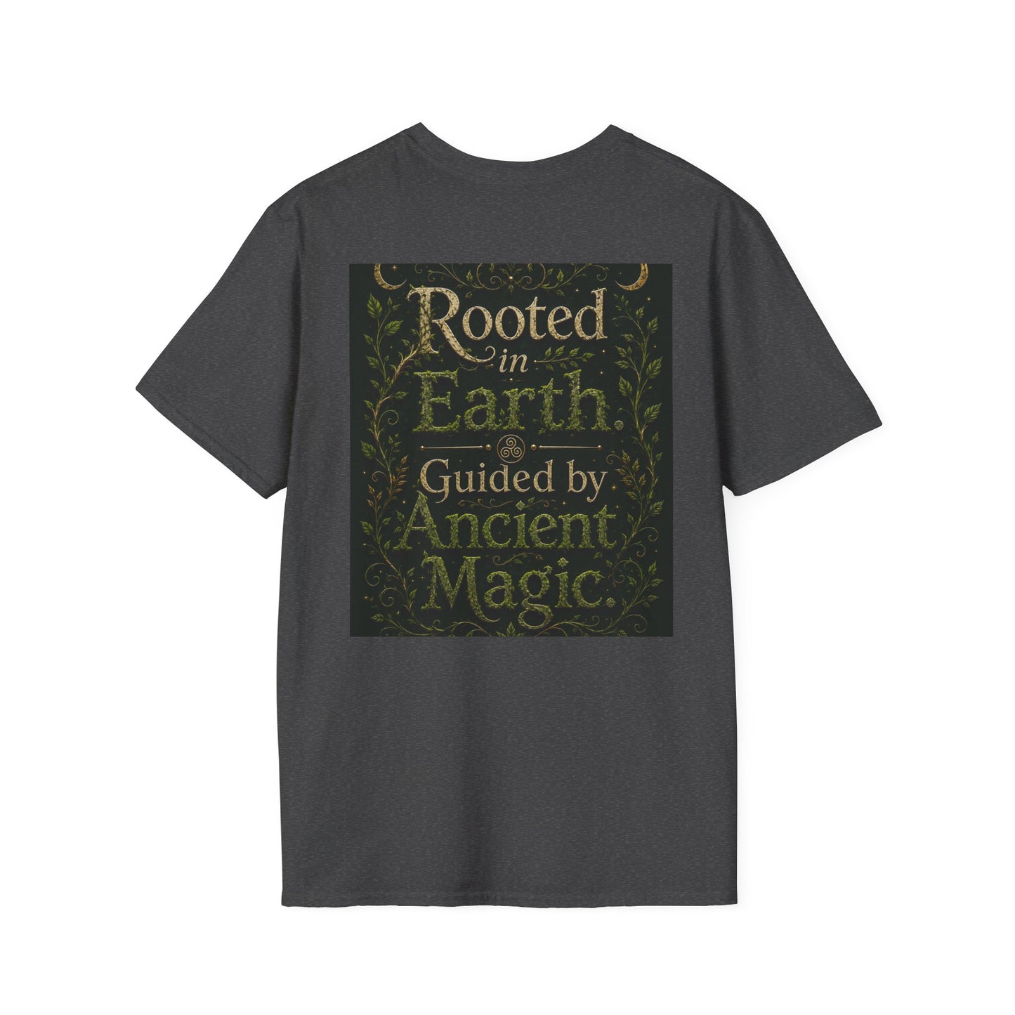 Rooted in Earth, Guided by Ancient Magic Unisex Softstyle T-Shirt
