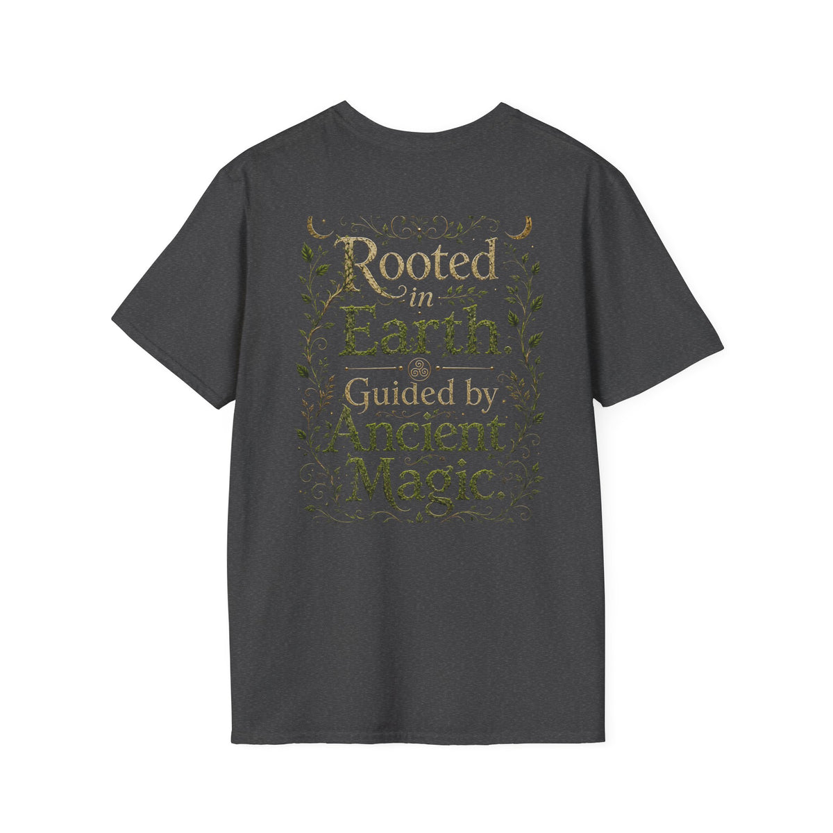 Rooted in Earth, Guided by Ancient Magic Unisex Softstyle T-Shirt