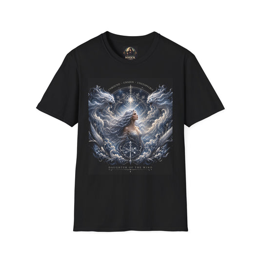Daughter of the Wind – Celestial Air Goddess Fantasy Unisex Softstyle T-Shirt