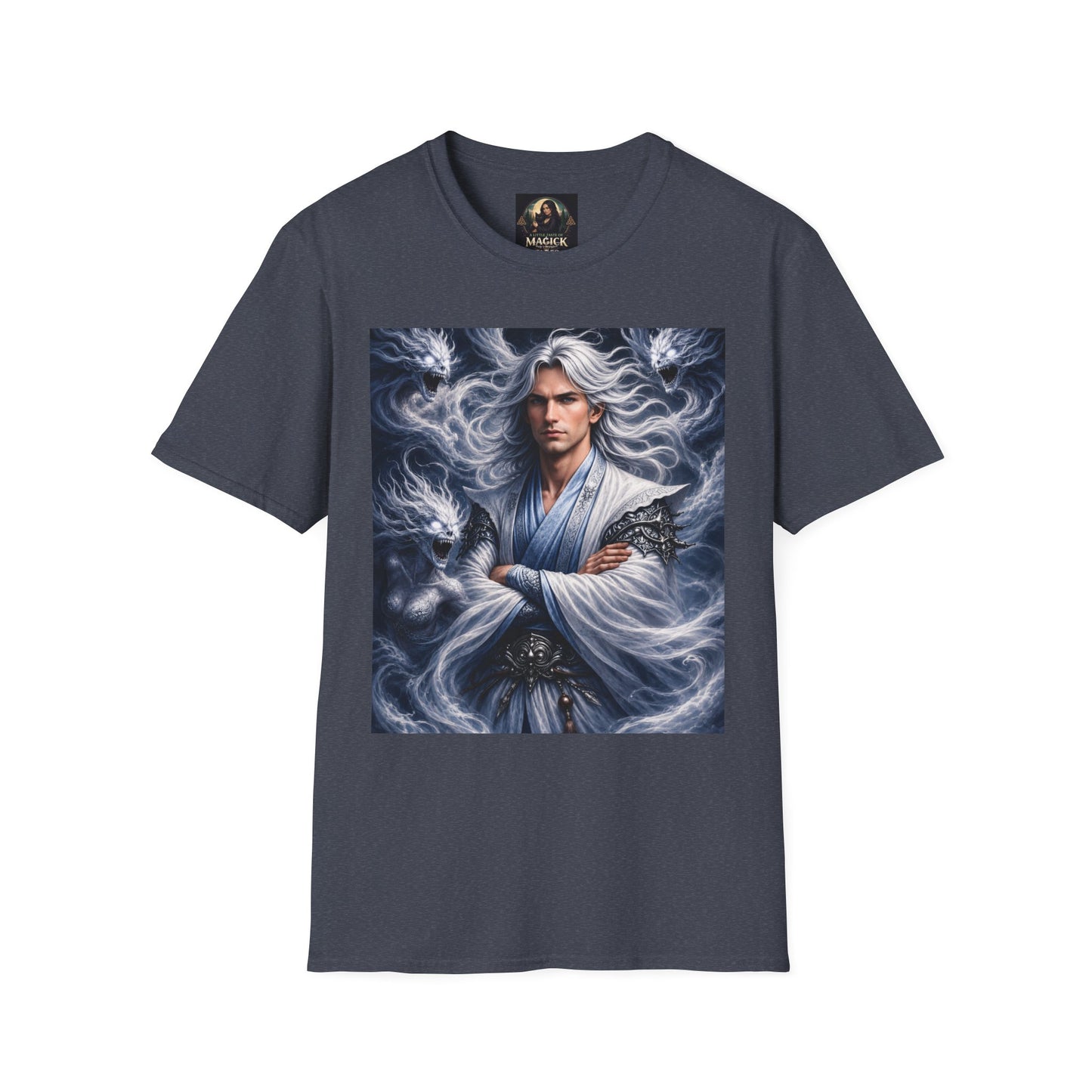 Air God Surrounded by Spirit Demons Unisex Softstyle T-Shirt