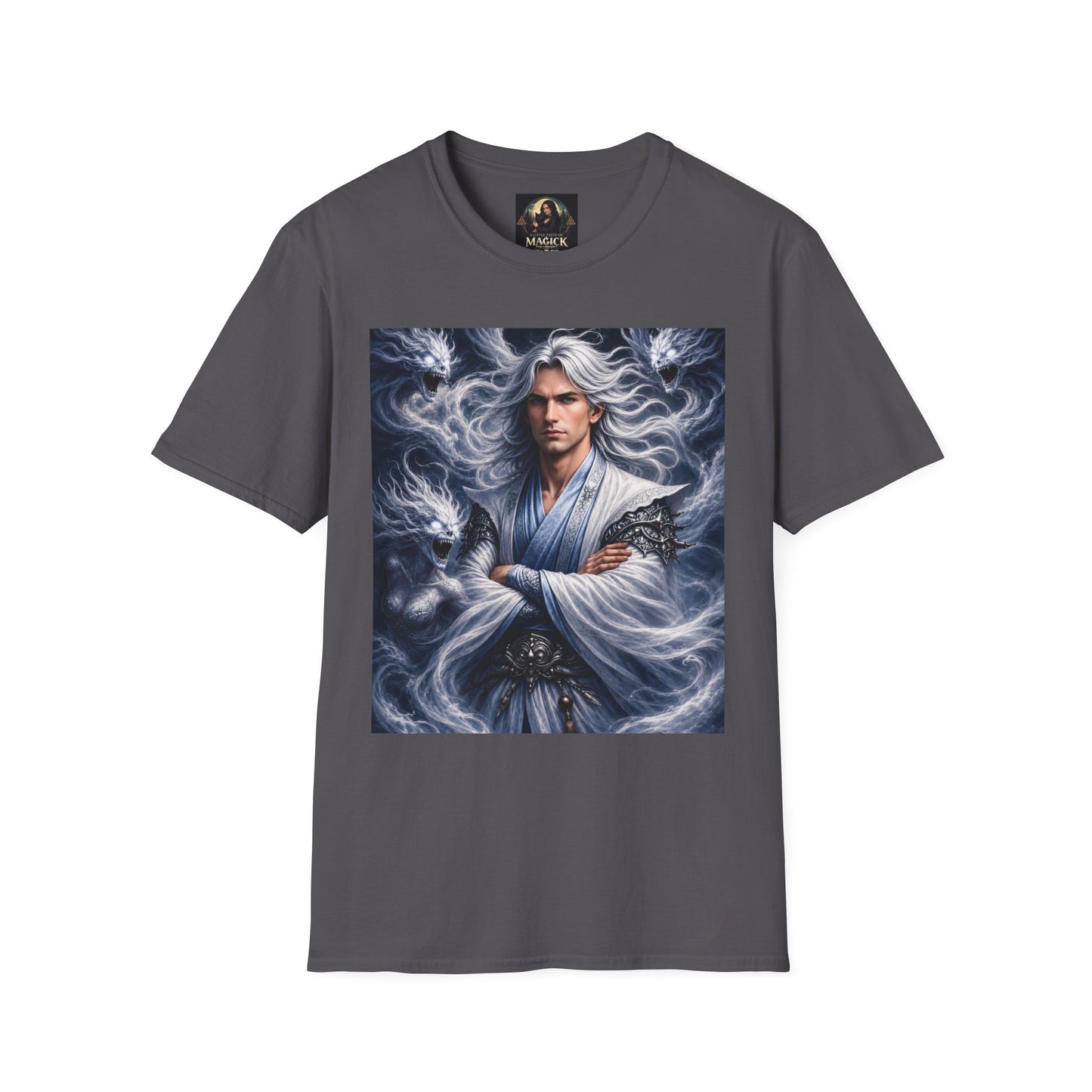 Air God Surrounded by Spirit Demons Unisex Softstyle T-Shirt