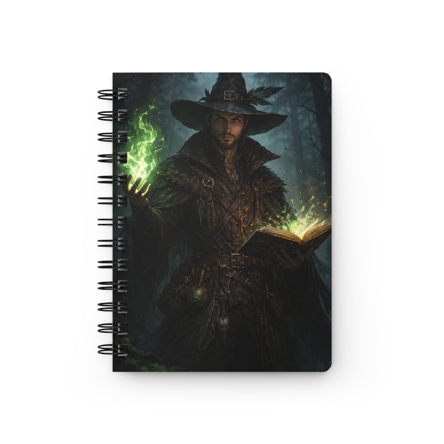 Mystic Warlock Spiral Journal