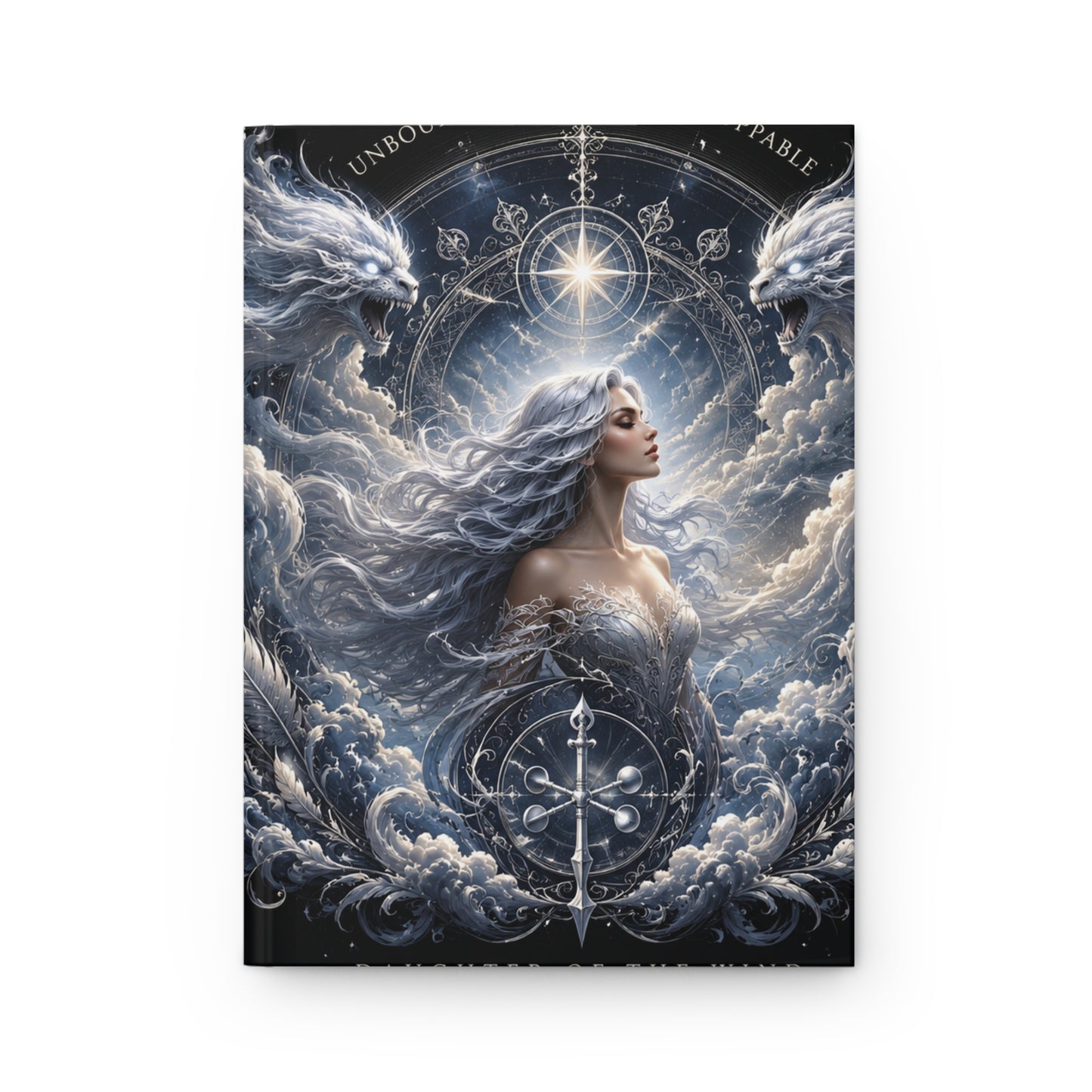 Daughter of the Wind – Celestial Air Goddess Matte Hardcover Journal