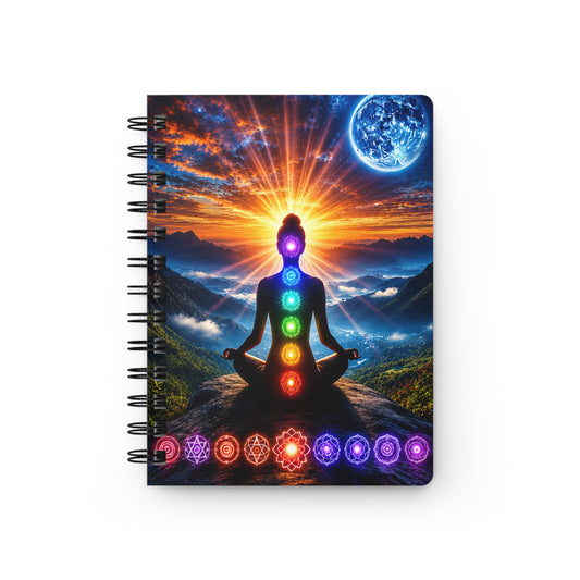 Celestial Chakra Awakening Spiral Bound Journal