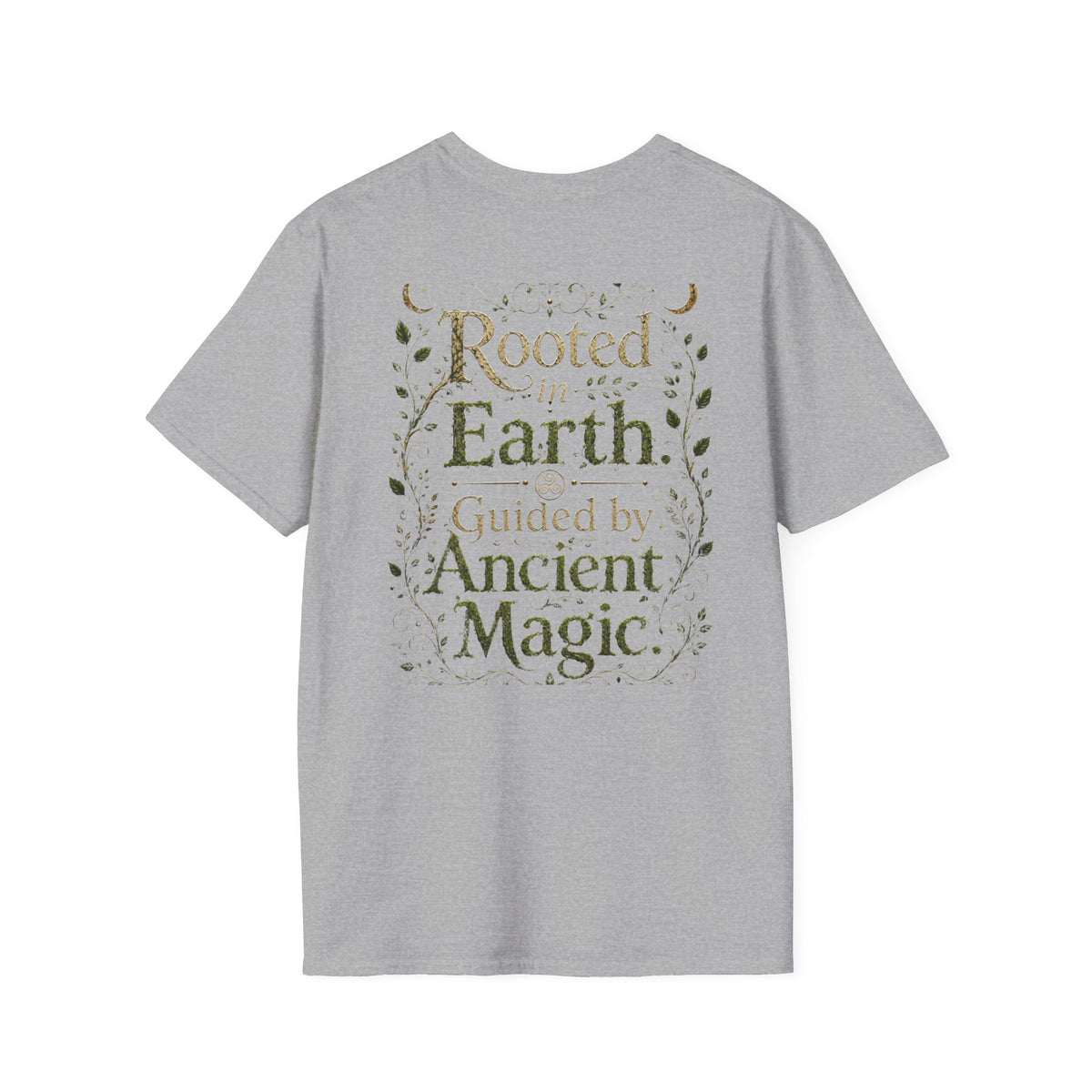 Rooted in Earth, Guided by Ancient Magic Unisex Softstyle T-Shirt