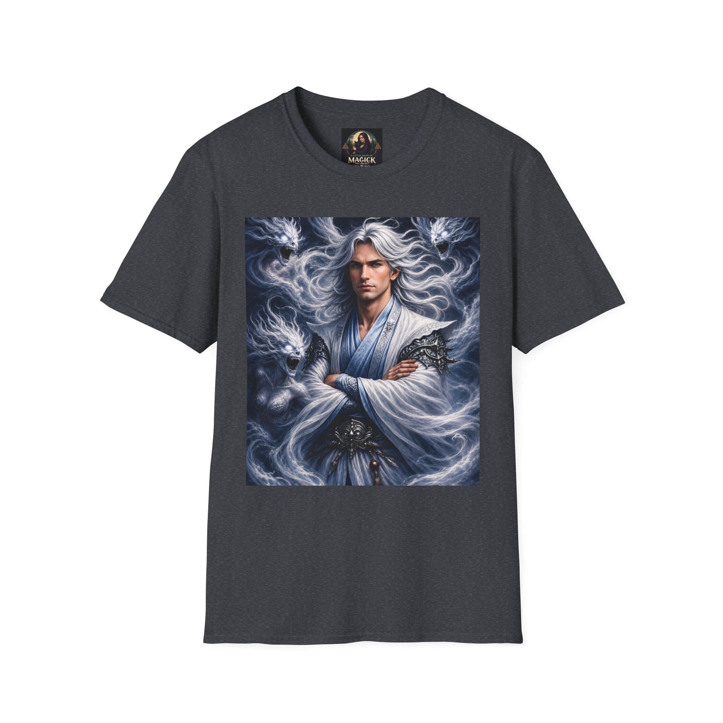Air God Surrounded by Spirit Demons Unisex Softstyle T-Shirt