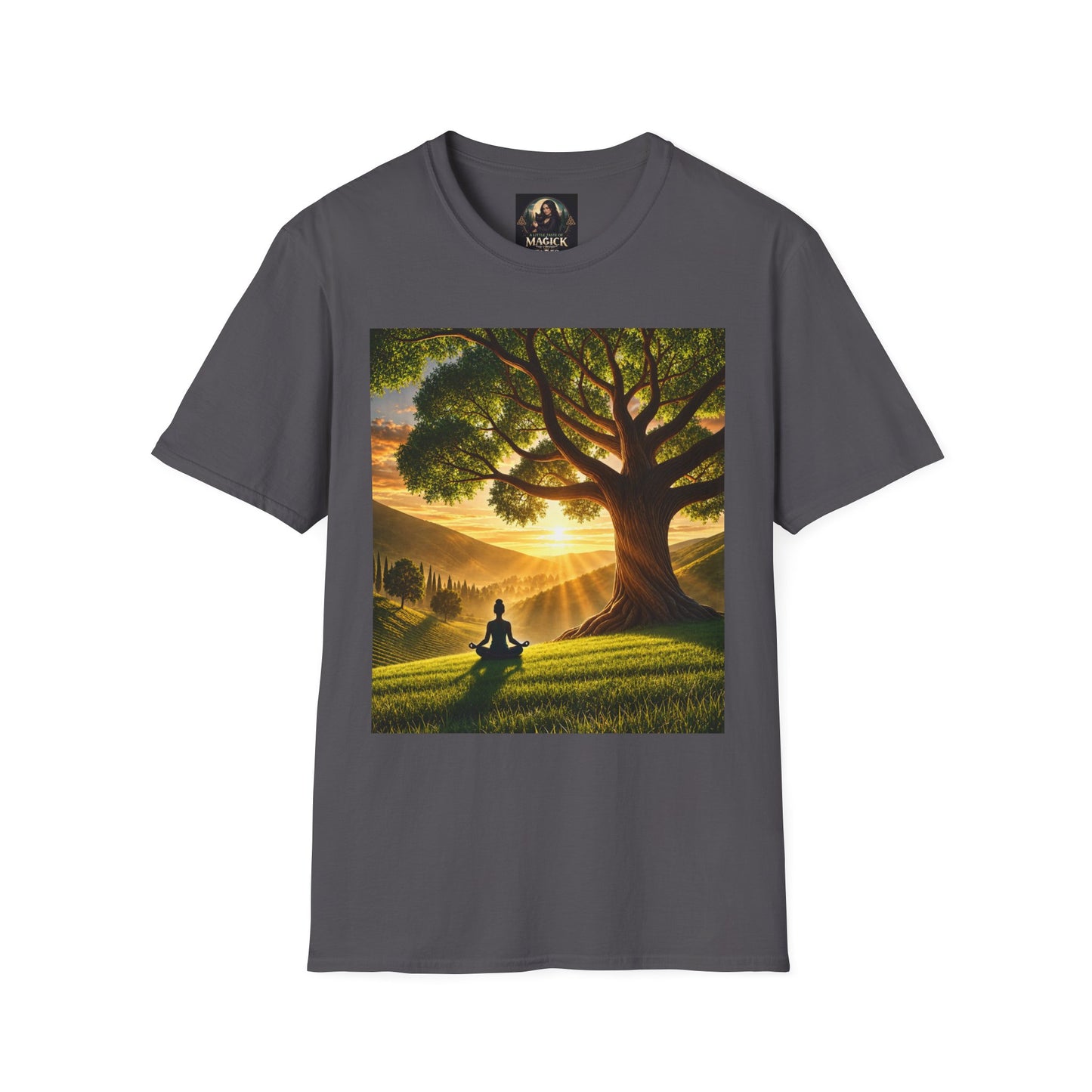 Tree of Serenity "Rooted in Peace" Unisex Softstyle T-Shirt
