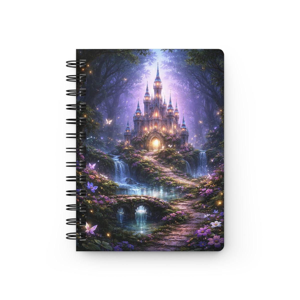 Enchanted Fairy Castle Spiral Bound Journal